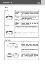 Preview for 11 page of Kasanova MIXER BULLET Instruction Manual