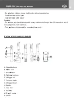 Предварительный просмотр 9 страницы Kasanova MIXER5 Instruction Manual