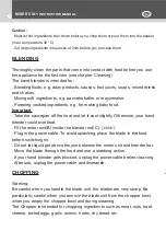 Preview for 10 page of Kasanova MIXER5 Instruction Manual