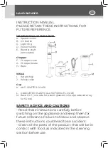 Предварительный просмотр 10 страницы Kasanova YUD000011NOC Instruction Manual