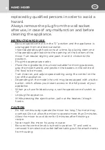 Preview for 10 page of Kasanova YUD000019NOC Instruction Manual