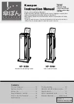 Предварительный просмотр 11 страницы Kasapon KP-16BH Instruction Manual