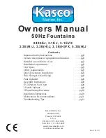 Предварительный просмотр 15 страницы Kasco marine 2.3E(H)J Owner'S Manual