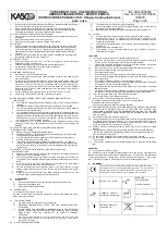 Предварительный просмотр 7 страницы Kasco 0313212-L8 Use Instructions