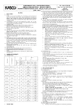 Preview for 9 page of Kasco 0313212-L8 Use Instructions