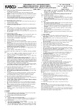 Предварительный просмотр 13 страницы Kasco 0313212-L8 Use Instructions