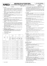 Предварительный просмотр 21 страницы Kasco 0313212-L8 Use Instructions