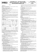 Предварительный просмотр 6 страницы Kasco 0323011- L4 Use Instructions