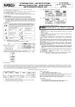 Предварительный просмотр 11 страницы Kasco 0323011- L4 Use Instructions