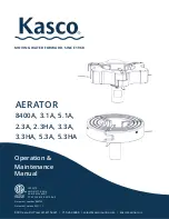 Preview for 1 page of Kasco 2.3A Operation & Maintenance Manual