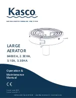 Предварительный просмотр 1 страницы Kasco 2.3EHA Operation & Maintenance Manual