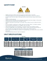 Предварительный просмотр 3 страницы Kasco 2.3EHA Operation & Maintenance Manual