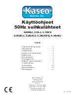 Preview for 25 page of Kasco 2.3EHJ Owner'S Manual