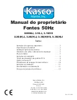 Предварительный просмотр 85 страницы Kasco 2.3EHJ Owner'S Manual