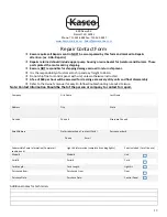 Preview for 19 page of Kasco 2101S241025 Owner'S Manual