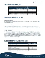 Предварительный просмотр 4 страницы Kasco 2400A Operation & Maintenance Manual