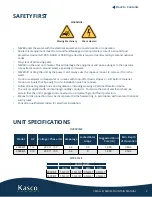 Предварительный просмотр 3 страницы Kasco 2400EJ Operation & Maintenance Manual