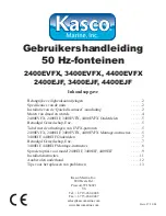 Preview for 13 page of Kasco 2400EVFX Owner'S Manual