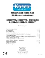 Preview for 63 page of Kasco 2400EVFX Owner'S Manual