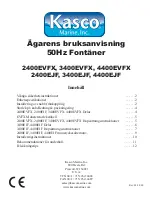 Предварительный просмотр 111 страницы Kasco 2400EVFX Owner'S Manual