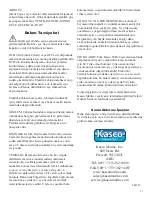 Preview for 133 page of Kasco 2400EVFX Owner'S Manual