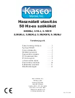 Preview for 61 page of Kasco 3.1EVX Owner'S Manual