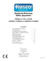 Preview for 121 page of Kasco 3.1EVX Owner'S Manual