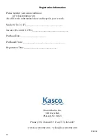 Предварительный просмотр 28 страницы Kasco 3.1JF Owner'S Instructions Manual