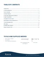 Preview for 2 page of Kasco 3400 Operation & Maintenance Manual