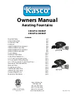 Preview for 1 page of Kasco 3400JF Owner'S Manual