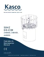 Kasco 4400ED Operation & Maintenance Manual preview