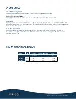 Preview for 3 page of Kasco AquatiClear 2400EC Operation & Maintenance Manual