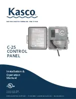 Kasco C-25 Installation & Operation Manual предпросмотр