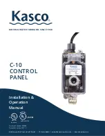 Preview for 1 page of Kasco C10 Installation & Operation Manual