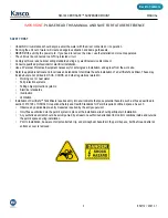 Preview for 3 page of Kasco CertiSafe Assembly & Installation Manual