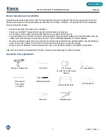 Preview for 4 page of Kasco CertiSafe Assembly & Installation Manual