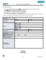 Предварительный просмотр 15 страницы Kasco CertiSafe Assembly & Installation Manual