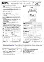 Предварительный просмотр 4 страницы Kasco e-M3 ZA1P3 Use Instruction