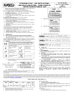 Предварительный просмотр 12 страницы Kasco e-M3 ZA1P3 Use Instruction