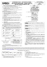 Preview for 12 page of Kasco e-M3 ZA1P3 Use Instruction