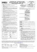 Предварительный просмотр 8 страницы Kasco e-T5 ZP3 Use Instruction