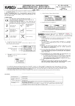 Предварительный просмотр 11 страницы Kasco K80S Series Use Instructions