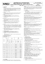 Предварительный просмотр 12 страницы Kasco K80S Series Use Instructions