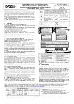 Предварительный просмотр 4 страницы Kasco KAIO Additional Safety And Use Instructions