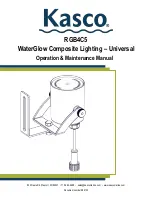 Preview for 1 page of Kasco LED4C11-050 Operation & Maintenance Manual