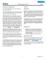 Предварительный просмотр 8 страницы Kasco LED4C11-050 Operation & Maintenance Manual