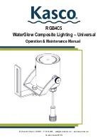 Kasco RGB4C5 Operation & Maintenance Manual preview