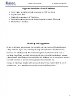Предварительный просмотр 3 страницы Kasco Robust-Aire Diffuser Assembly Instructions Manual