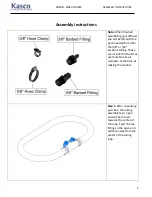 Предварительный просмотр 4 страницы Kasco Robust-Aire Diffuser Assembly Instructions Manual