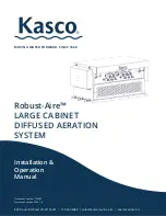 Preview for 1 page of Kasco Robust-Aire RA10 Installation & Operation Manual